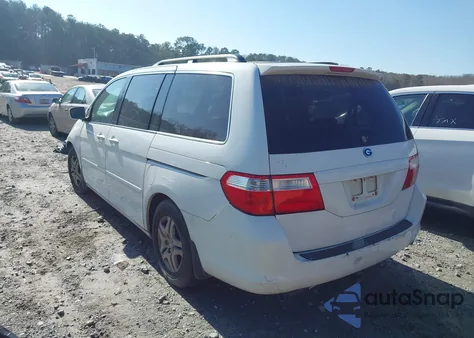 2005 Honda Odyssey Ex-L из США, поврежденный, VIN 5FNRL38745B100094